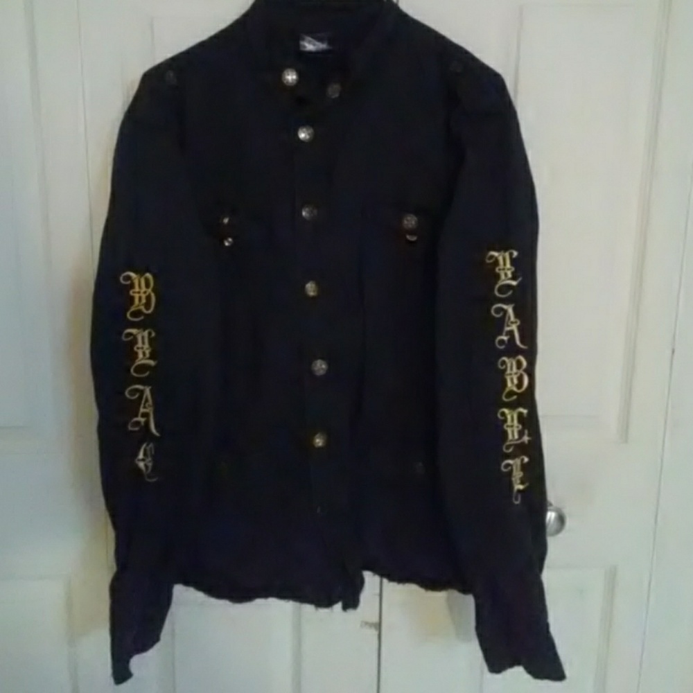 Black label. Cotton jacket
